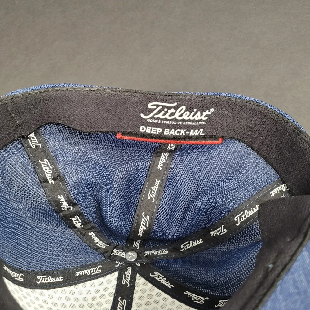 Titleist ProV1 Foot Joy Collaboration Mesh Golf Hat Size Medium/Large Fitted
